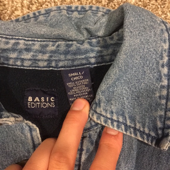 Long sleeve denim with soft interior - Picture 3 of 4